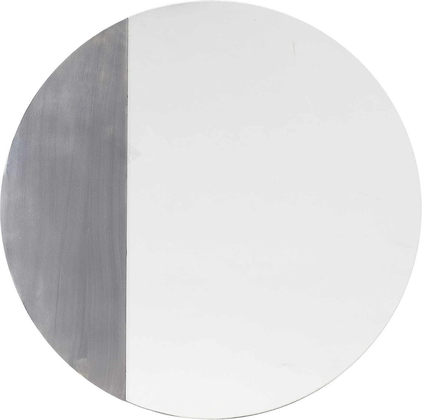 Vægspejl Bloomingville Ivory Rundt 60 Cm Sort Metalramme