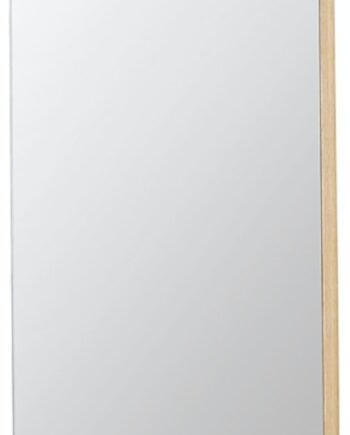 Vægspejl Broste Copenhagen Alva Oval 62   158 Cm Egetræ Glas Natur