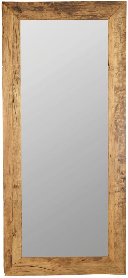 Vægspejl House Doctor Pure Nature   Naturfarvet Genbrugstræ 210   95 Cm