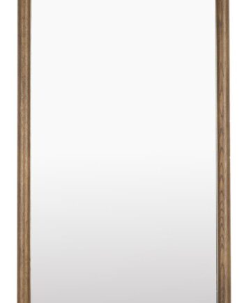 Vægspejl Studio White Solene Mørk Natur Egetræ 160   58 Cm