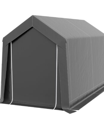 Vejrbestandigt Havetelt  Uv-bestandigt  Ventilationsvindue  Stålramme  210x360x235 Cm  Mørkegrå
