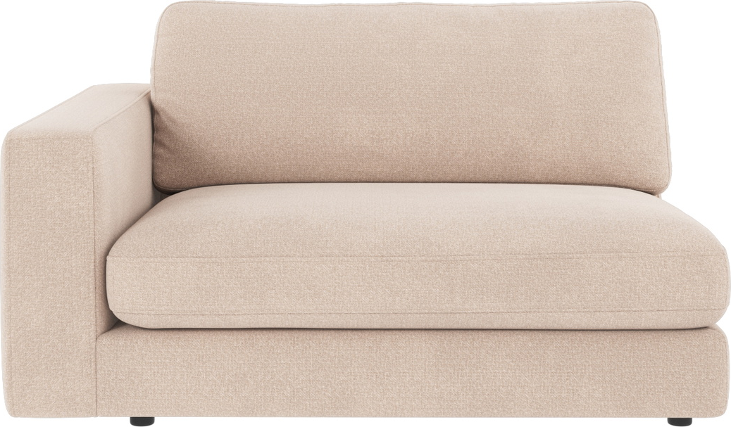 Venstre Armlæn Til Modulsofa Rowico Duncan Rita Lysebeige 100 Polyester Nordisk Elegance