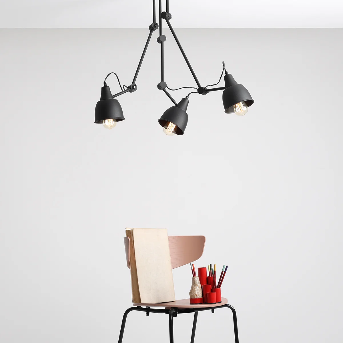 Verdi Plafond Lampe Sort Metal