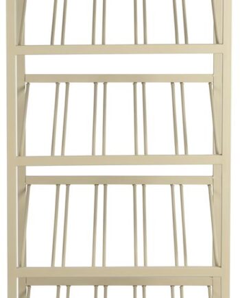 Vinskab Zuiver Cantor 20 Flasker Stenlysgrå Pulverlakeret Jern H180ã B48ã D35 Cm