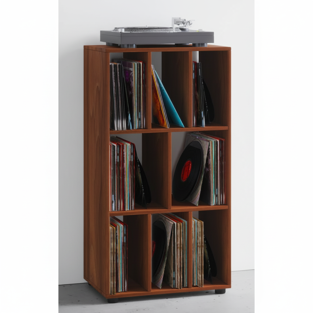 Vinylreol Til 250 Lp Er  115   60   34 Cm  Brun