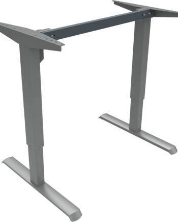 Zennord Adaptdesk Hæve- Sænkebordstel   Metal   Sølv  Justerbar Højde 68 118 Cm