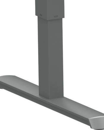 Zennord Adaptdesk Hæve- Sænkestel   Sølv  Justerbart Bordstel 132 172   68 118 Cm