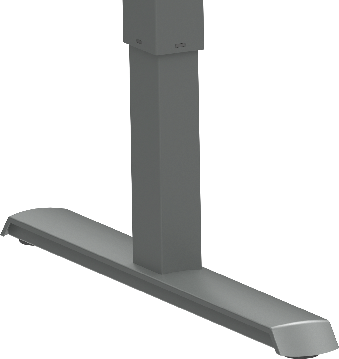 Zennord Adaptdesk Hæve- Sænkestel   Sølv  Justerbart Bordstel 132 172   68 118 Cm
