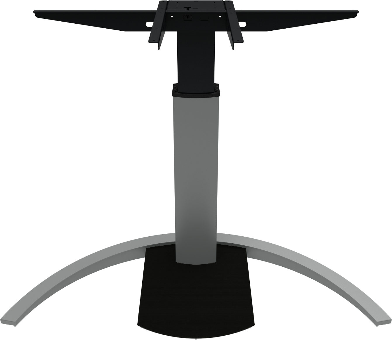 Zennord Motionmate Hæve- Sænkestel Sølv  Model 501-19 Design  Justerbart 68-120 Cm