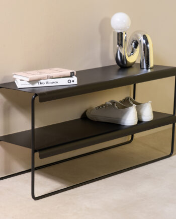 Zoot Skohylde   Sort Metal  Bredde 73 Cm