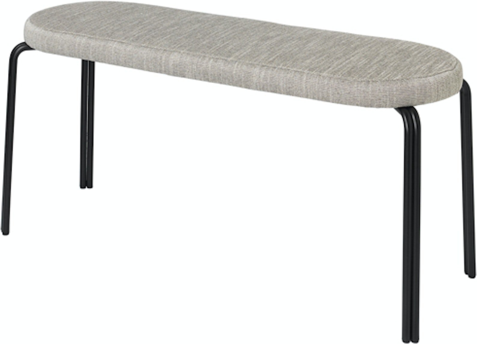 -personers Sofa Broste Copenhagen Oda L110 Cm Tekstil Sort   Elegant Design åndbar Komfort