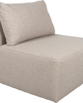 -personers Sofa Zuiver Element Prosper Stenlysgrå Polstret   Polyester