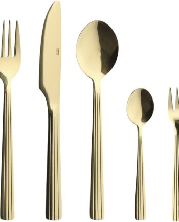Aida Raw Bestiksæt 60 Dele Champagne Guld