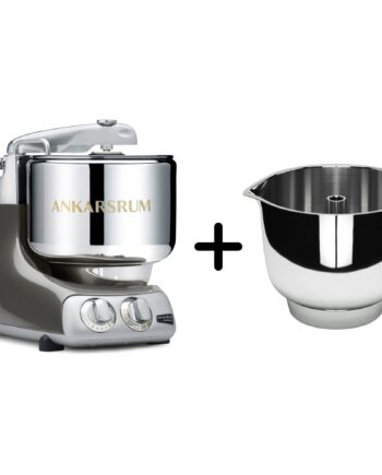 Ankarsrum Akm 6230 Køkkenmaskine   Assistent Original Piskeskål  Black Chrome