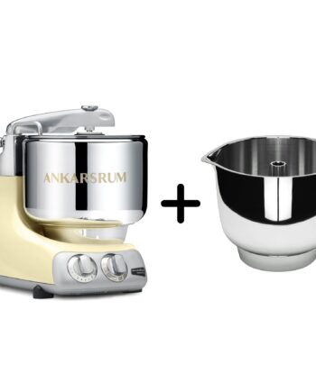 Ankarsrum Akm 6230 Køkkenmaskine   Assistent Original Piskeskål  Creme