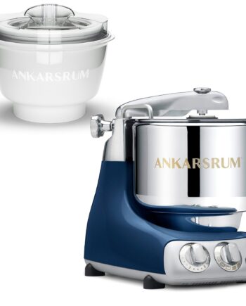 Ankarsrum Akm 6230 Røremaskine Med Ismaskine  Ocean Blue