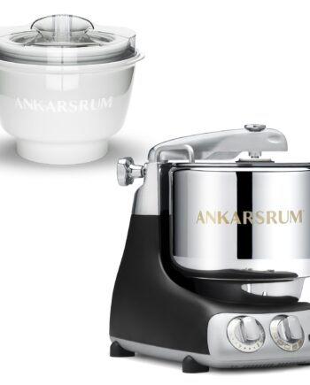 Ankarsrum Akm 6230 Røremaskine Med Ismaskine  Sort