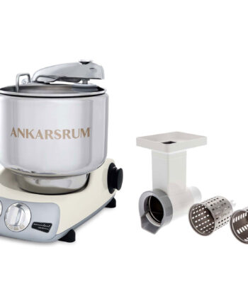 Ankarsrum Assistent Akm 6230 Røremaskine   Grøntsagssnitter  Lys Creme