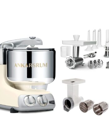 Ankarsrum Assistent Røremaskine  Large Tilbehørspakke  Light Creme