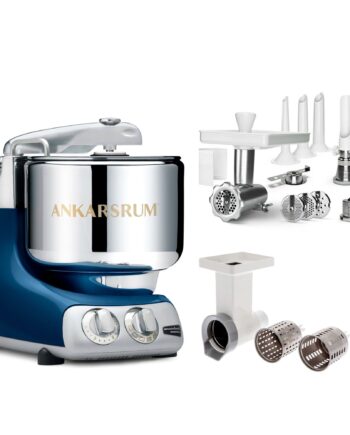 Ankarsrum Assistent Røremaskine  Large Tilbehørspakke  Ocean Blue