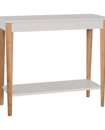 Ashme Konsolbord 85x35cm Asketræ Lysegrå