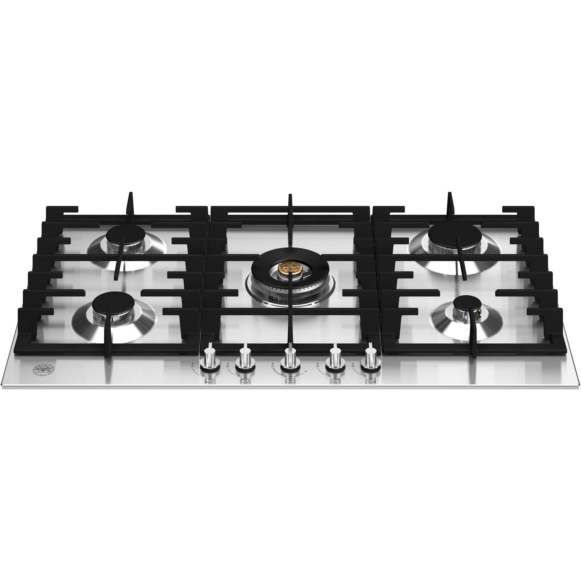 Bertazzoni Modern P905cmodx Gaskogeplade   Brændere 90 Cm  Rustfri Stål
