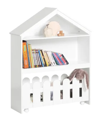 Børnehylde  Legetøjs- Og Bogreol  Legetøjsskab Med   Skuffe På Hjul