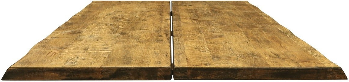 Bordplade House Of Sander Hugin   Massivt Egetræ 80x120 Cm Vintage Til Café- Og Sofabord