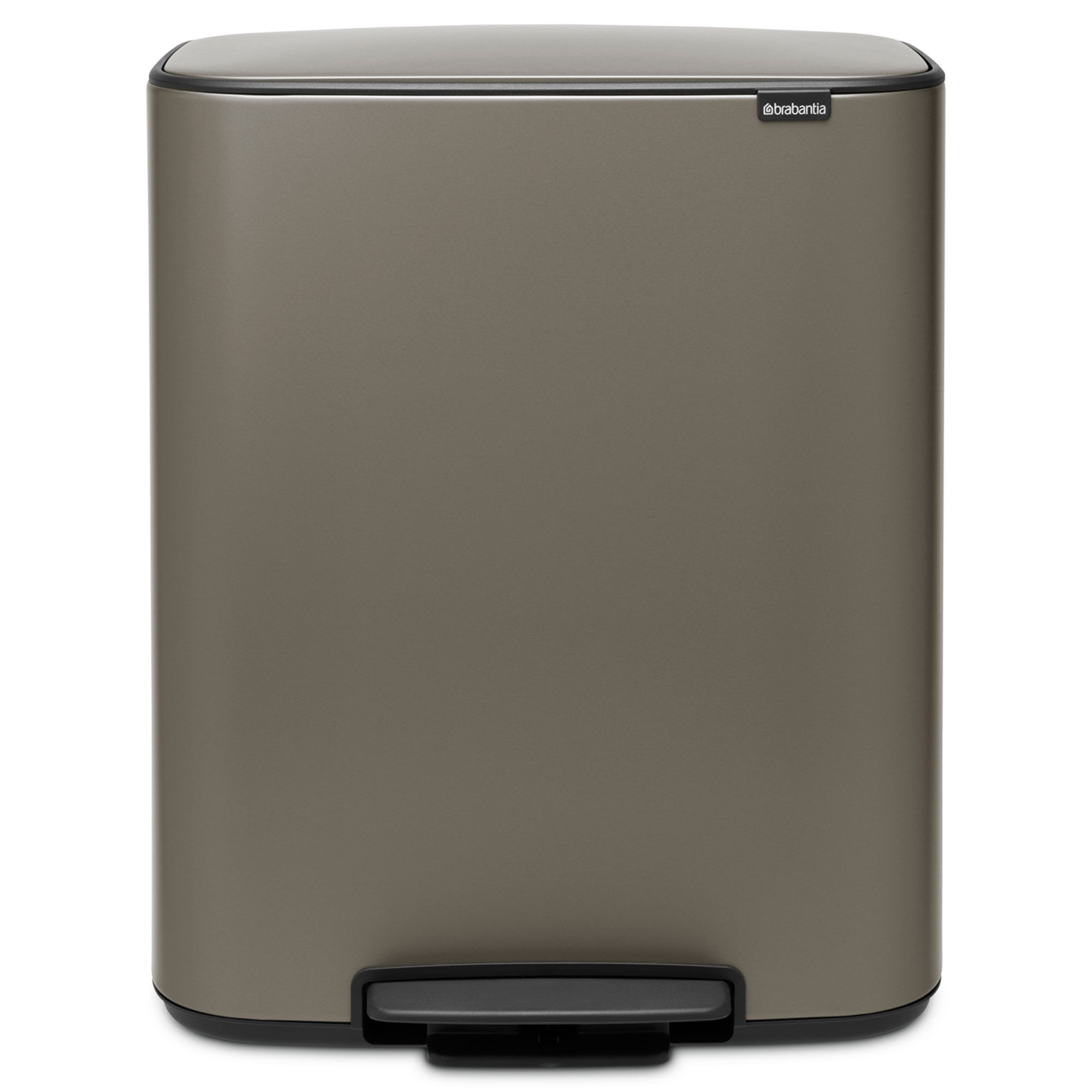 Brabantia Bo Pedalspand 30 Liter Platinum