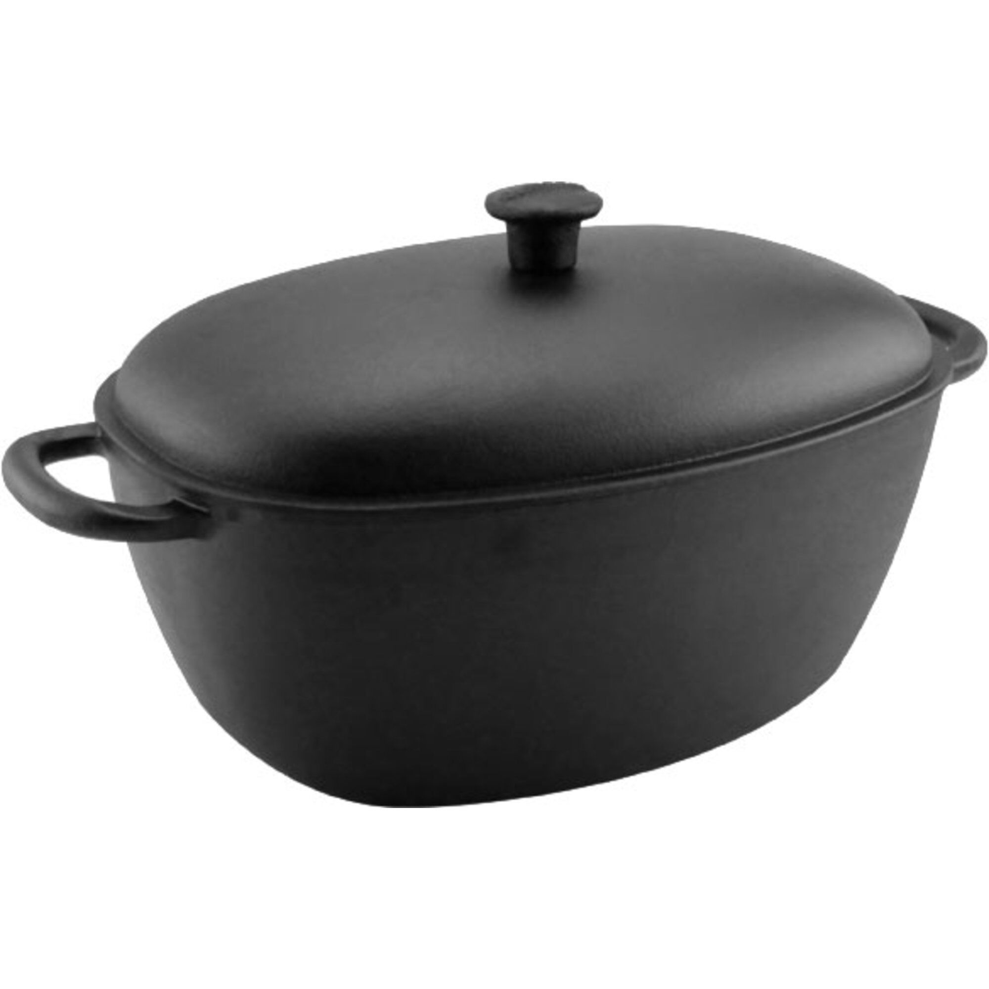 Carl Victor Støbejernsgryde Med Låg Liter Oval