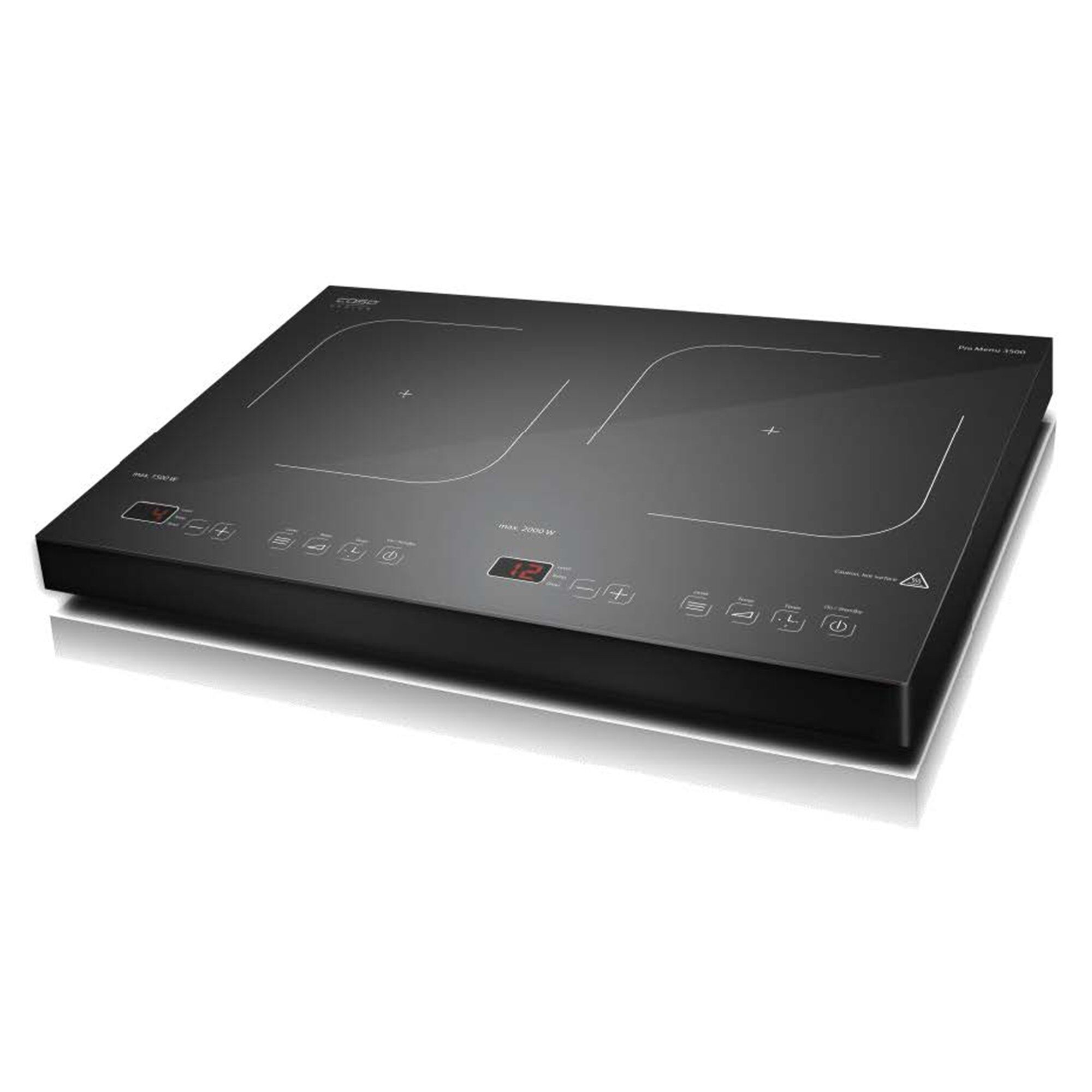 Caso Pro Menu 2800 Induktionskogeplade  Sort