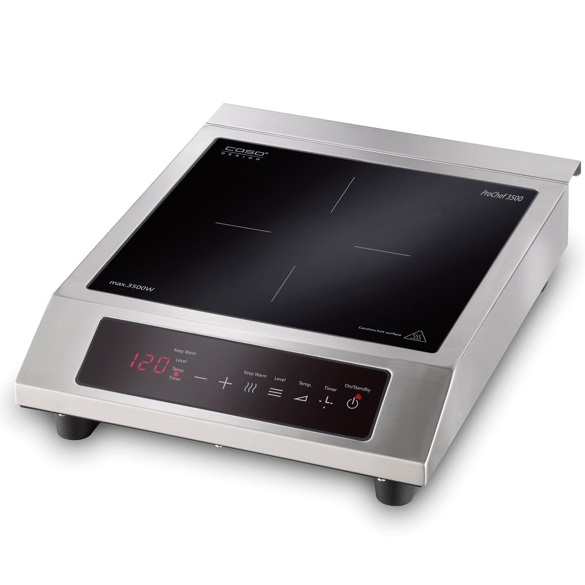 Caso Prochef 3500 Induktionskogeplade  Sort