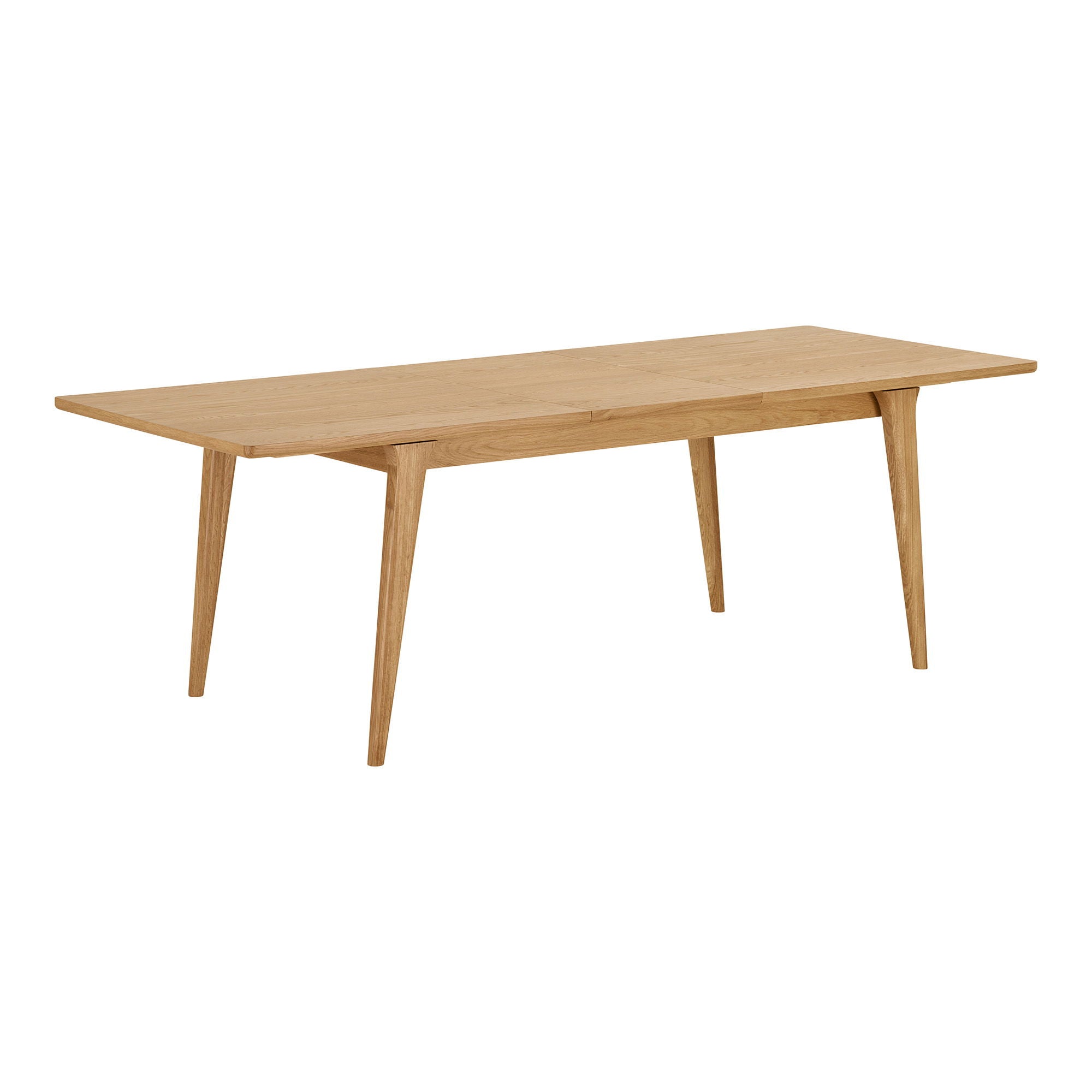 Darwin Spisebord Spisebord  Egefiner  Natur  Inkl  En Tillægsplade  90x180-230x75 Cm
