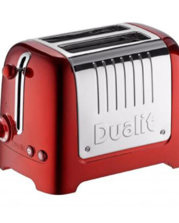 Dualit Lite Brødrister Til   Skiver  High Gloss Rød