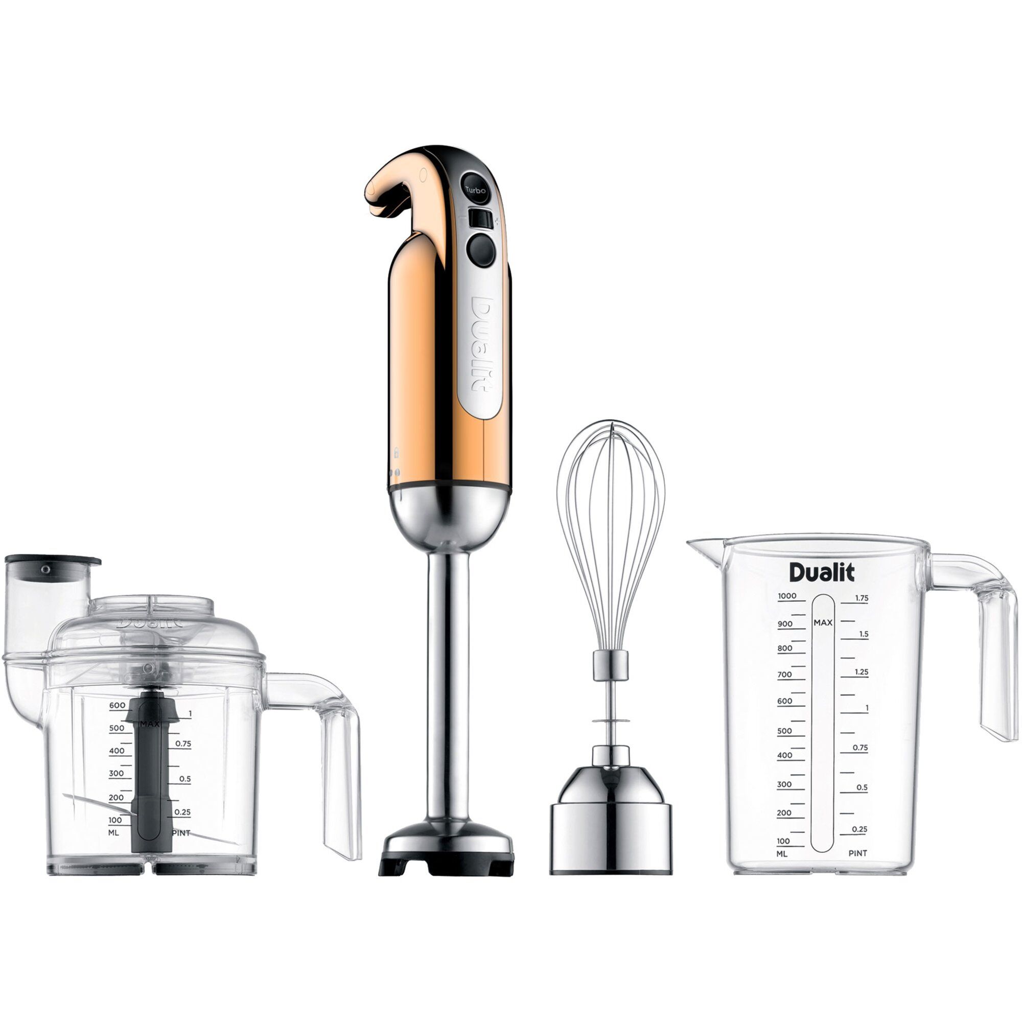 Dualit New Edition Stavblender Med Tilbehør Kobber