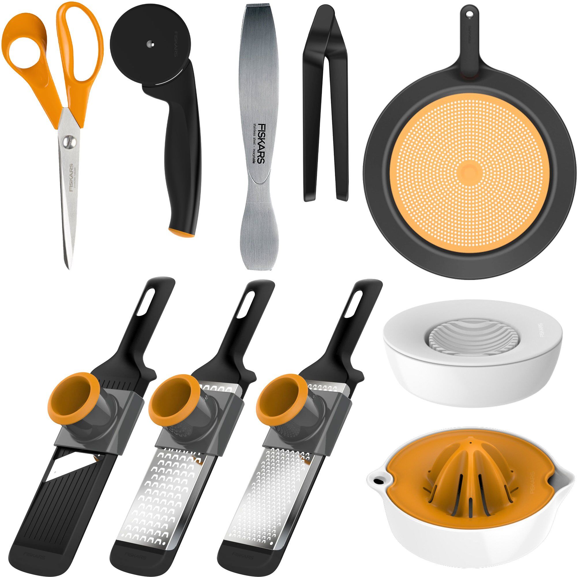 Fiskars Køkkenredskabssæt 10 Dele