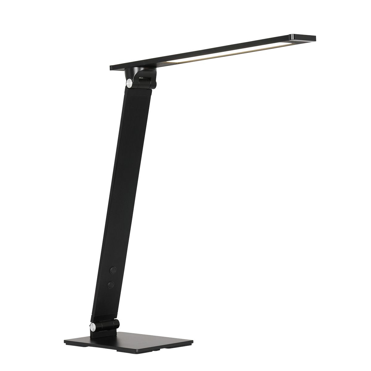 Fonda Bordlampe   Aluminium Og Glas  To Farver Metal Sort