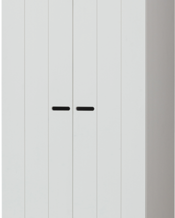 Garderobeskab Woood Connect Hvidt Fsc-fyrretræ 175ã 77ã 56 Cm