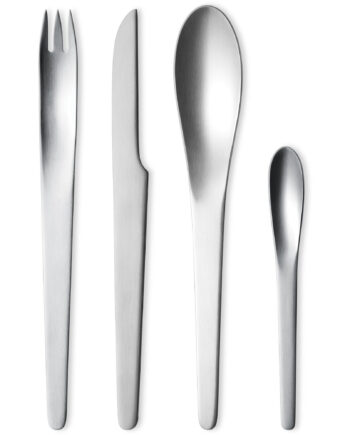 Georg Jensen Arne Jacobsen Bestiksæt Mat 24 Dele