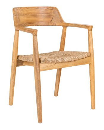 Getafe Spisebordsstol Spisebordsstol  Sungkai Træ  Natur 58x56x78 Cm  Sæt Af   Stk