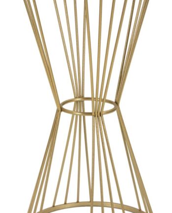 Glam Bord   Guldfarve  Metal  Mdf   40x80 Cm