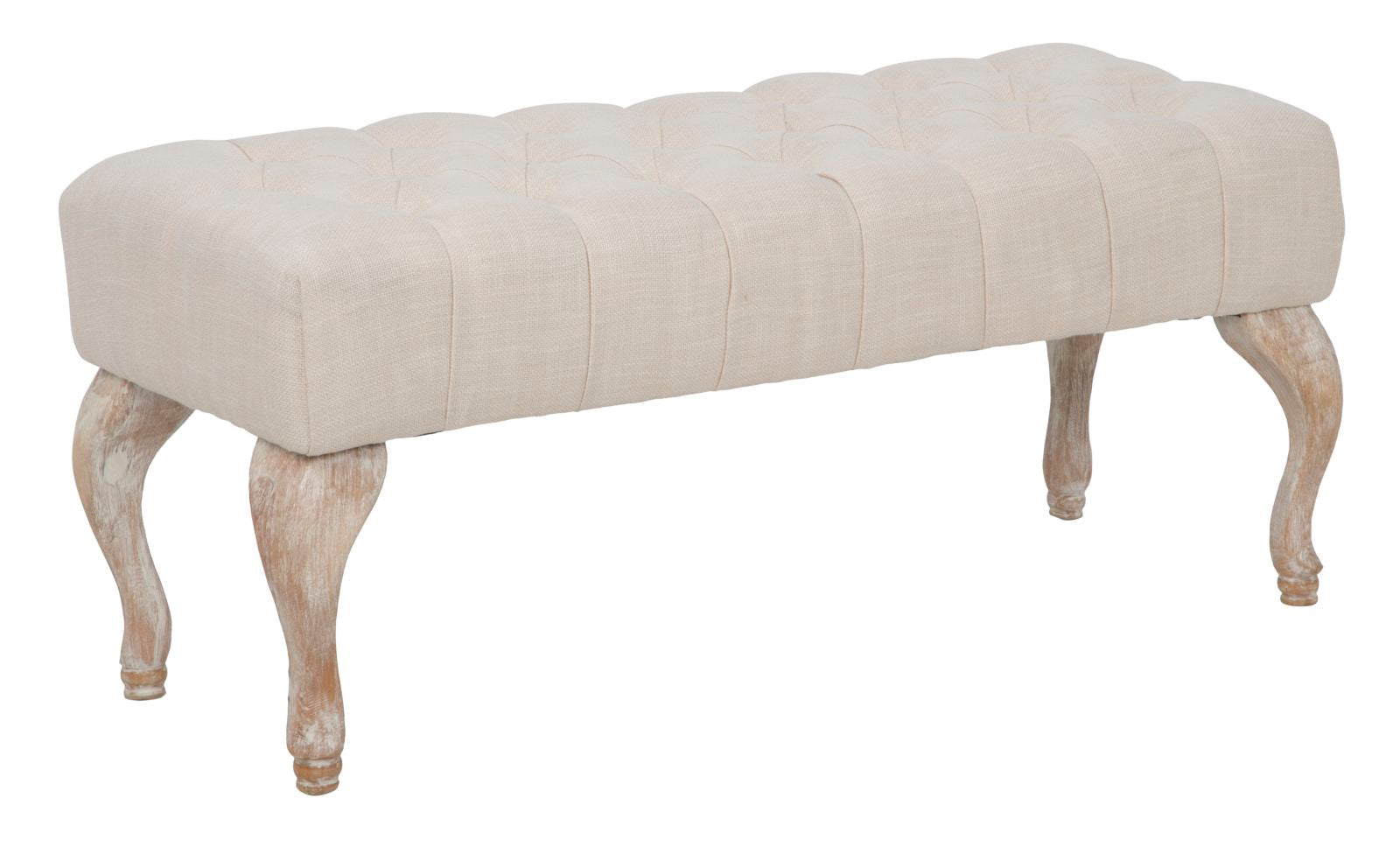 Glam Entrébænk   Træ  Mdf Og Polyester   97x42x40 Cm
