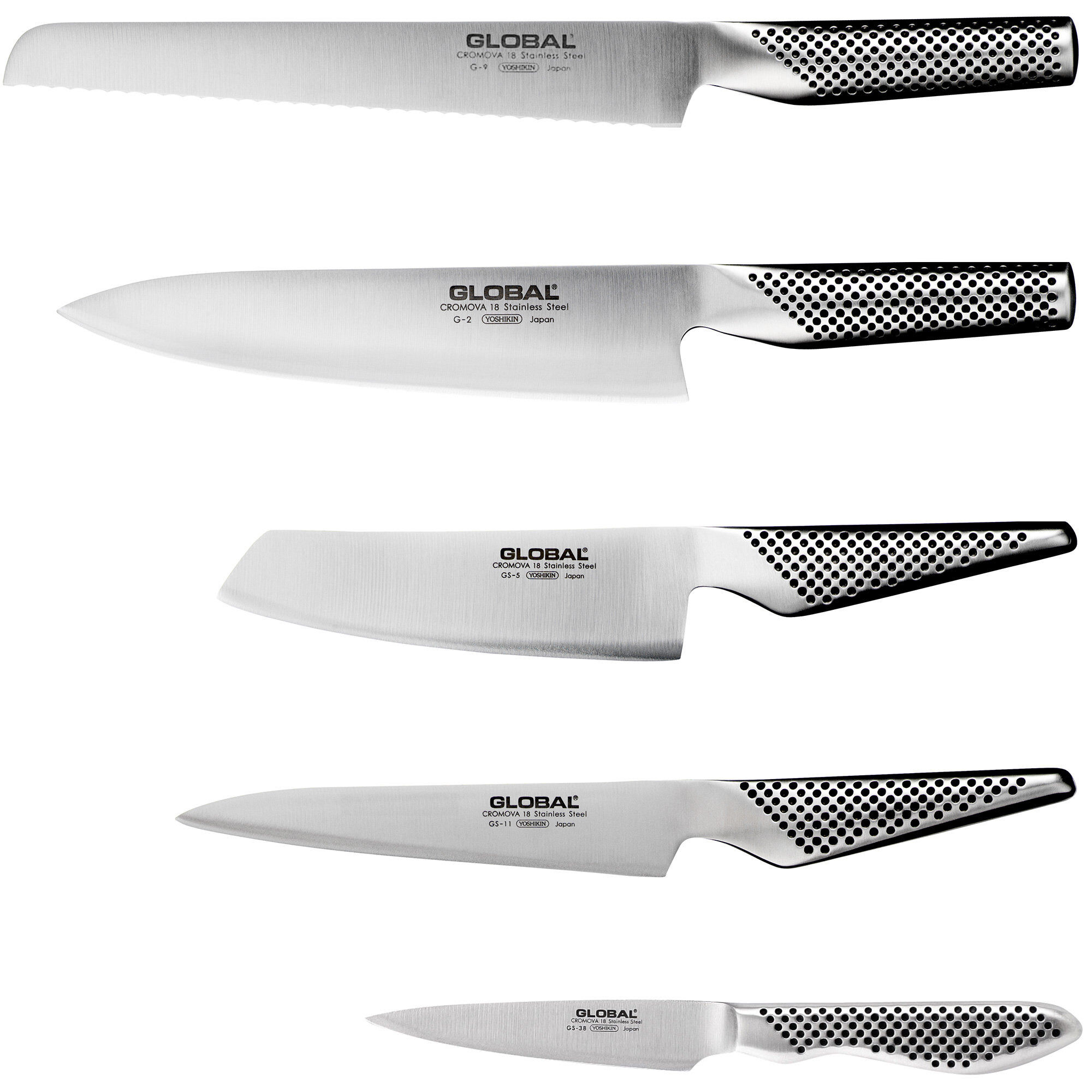 Global Knivsæt Med Knive