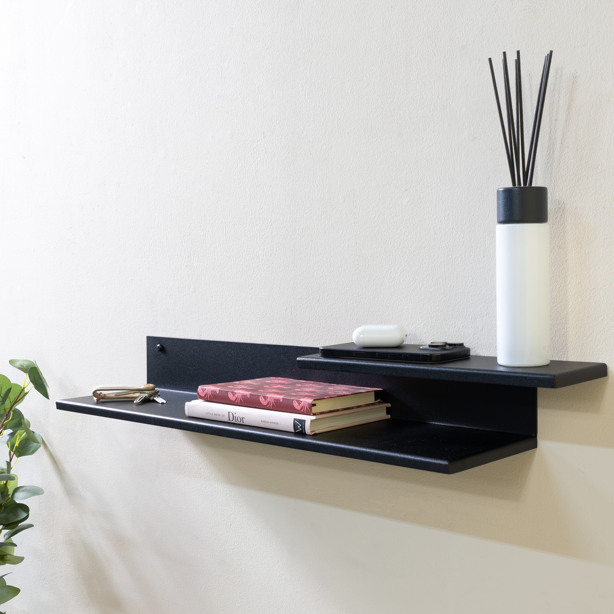 Halen Hylde   Sort Metal  Bredde 67   Cm