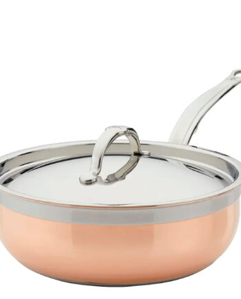 Hestan Copperbond Sauterpande Med Låg ø24 Cm