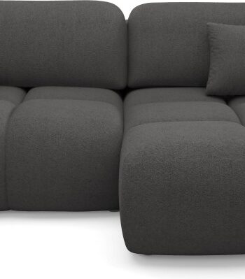 Hjørnesofa Maison Vellé Lunelle Loungesofa   Quelle 92 Stof   Sovefunktion 200x140 Cm   Opbevaring  Vendbar  Moderne Skandinavisk Design