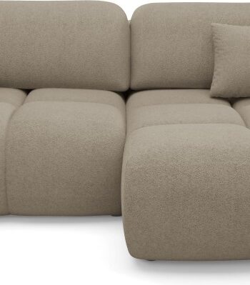 Hjørnesofa Maison Vellé Lunelle Loungesofa   Quelle 05 Stof  100  Polyester  Sovefunktion 200x140  Opbevaring  Vendbar
