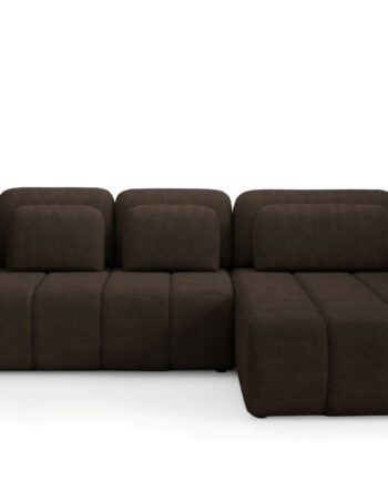 Hjørnesofa Maison Vellé Norvella Loungesofa  Quelle 25 Bouclé   Sovesofa 240x140   Dyneopbevaring