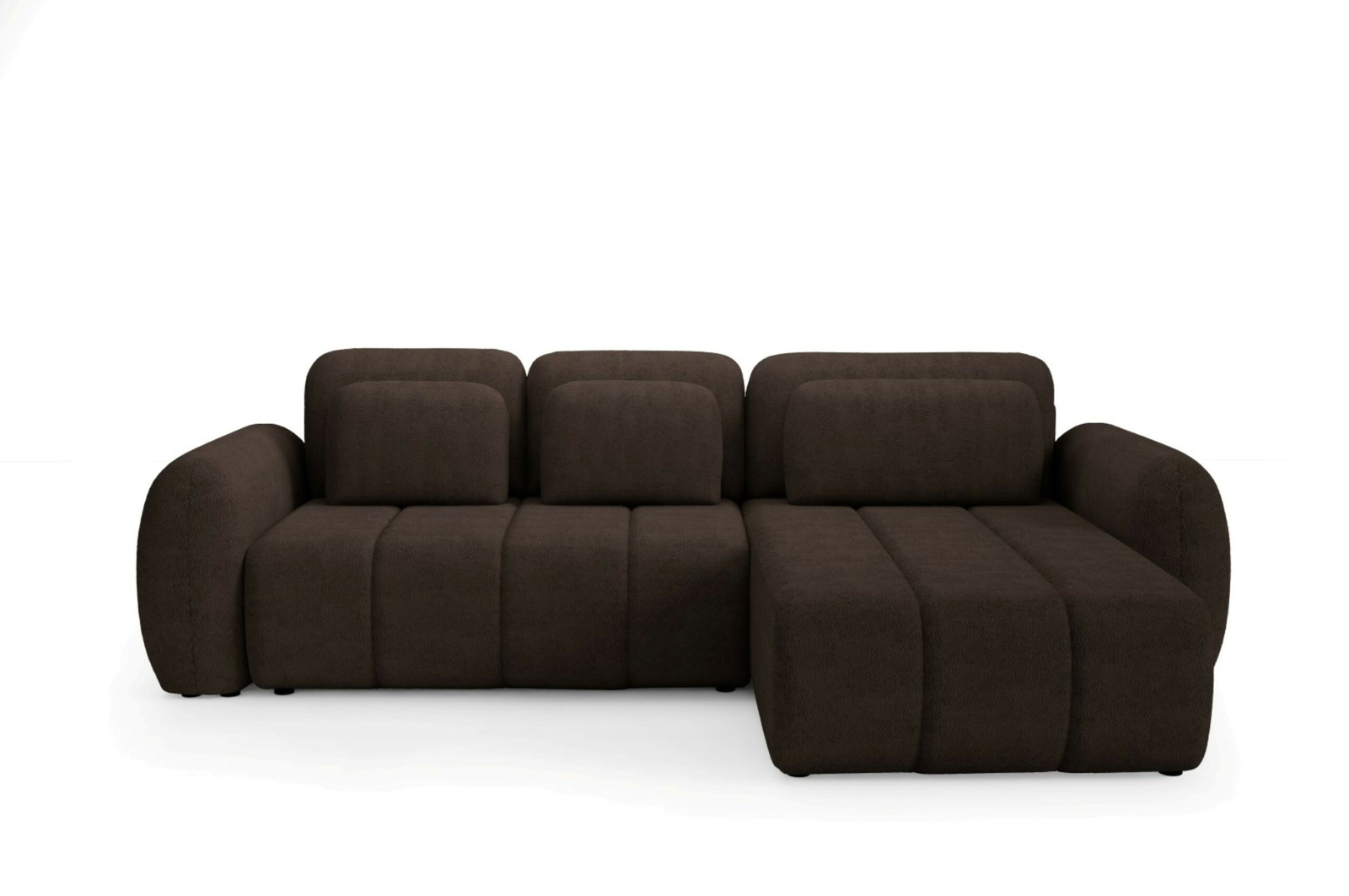 Hjørnesofa Maison Vellé Norvella Loungesofa Quelle 25 Bouclé Sovesofa 240x140 Dyneopbevaring