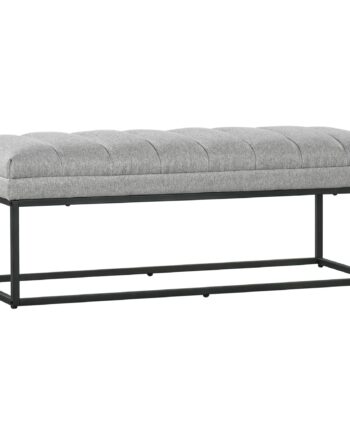 Industrielt Design Bænk  Sengebænk  Metalben  Pink   Sort